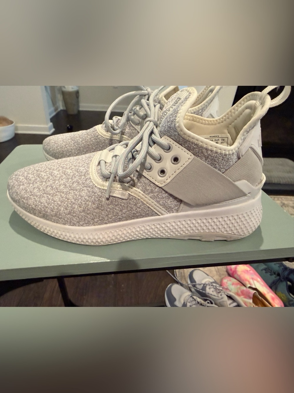 Women’s Neutral Gray Lightweight Knit Sneakers
